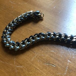 Blue and gold necklace